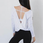 Long Sleeve Backless Alexandra Top