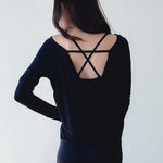 Long Sleeve Backless Alexandra Top