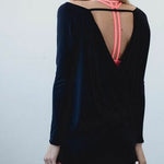 Long Sleeve Backless Alexandra Top